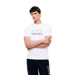 Тениска EA7 EMPORIO ARMANI 7M001307_AF10375 short sleeve T-shirt - White (White) тениска,мъжки,тениски,дамски,тениски,ea7,emporio,armani,7m001307,af10375,short,sleeve,t,shirt,white,(white)