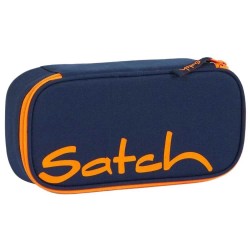 Satch Toxic pencil case - Blue (Orange) канцеларски,принадлежности,satch,toxic,pencil,case,blue,(orange)