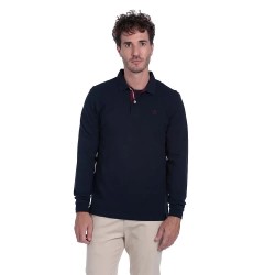 мъжки,блузи,с,яка,the,time,of,bocha,qi1ppolo,long,sleeve,polo,blue,(navy)