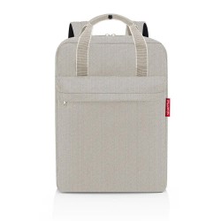Reisenthel Allday m backpack - Grey (Herringbone Sand) други,аксесоари,reisenthel,allday,m,backpack,grey,(herringbone,sand)