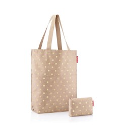 пазарска,чанта,всички,чанти,reisenthel,cityshopper,2,set,num,1,0,5l,shopper,bag,beige,(metallic,dots,coffee)