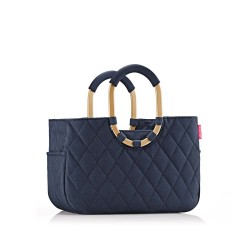 пазарска,чанта,всички,чанти,reisenthel,loopshopper,m,12l,shopper,bag,blue,(frame,rhombus,midnight,gold)