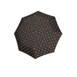 чадър,чадъри,reisenthel,pocket,duomatic,umbrella,black,(dots)