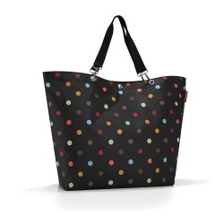 пазарска,чанта,всички,чанти,reisenthel,shopper,xl,35l,shopper,bag,black,(dots)