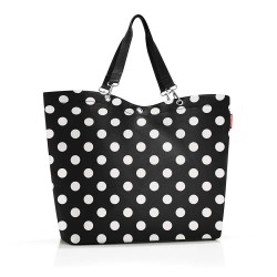 пазарска,чанта,всички,чанти,reisenthel,shopper,xl,35l,shopper,bag,black,(dots,white)