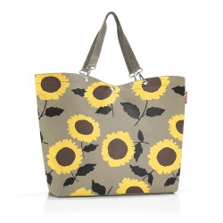 пазарска,чанта,всички,чанти,reisenthel,shopper,xl,35l,shopper,bag,grey,(sunflowers)