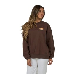 блуза,дамски,блузи,salty,crew,small,bite,crew,sweatshirt,brown,(espresso)