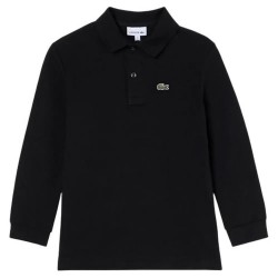 дамски,блузи,с,яка,мъжки,блузи,с,яка,lacoste,kids,847387,long,sleeve,polo,black,(black)