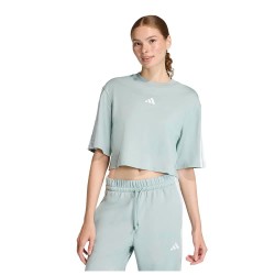 тениска,мъжки,тениски,дамски,тениски,adidas,essentials,3,stripes,cotton,loose,short,sleeve,t,shirt,grey,(wonder,sage,white)