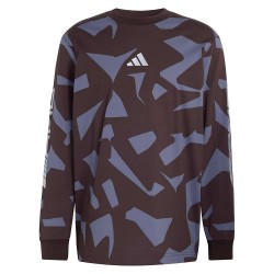 Риза с дълъг ръкав Adidas Mercedes-AMG long sleeve shirt - Brown (Aurora Coffee / Aurora Onix) риза,с,дълъг,ръкав,дамски,ризи,мъжки,ризи,adidas,mercedes,amg,long,sleeve,shirt,brown,(aurora,coffee,aurora,onix)