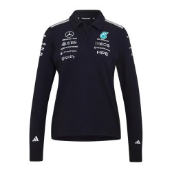 дамски,блузи,с,яка,мъжки,блузи,с,яка,adidas,mercedes,amg,petronas,f1,team,engineers,long,sleeve,polo,black,(black)