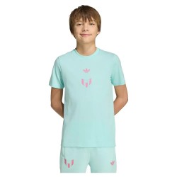 Тениска Adidas Messi short sleeve T-shirt - Green (Semi Flash Aqua) тениска,мъжки,тениски,дамски,тениски,adidas,messi,short,sleeve,t,shirt,green,(semi,flash,aqua)