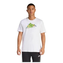 тениска,мъжки,тениски,дамски,тениски,adidas,novelty,mini,graphic,short,sleeve,t,shirt,white,(white)