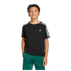 Тениска Adidas Originals 3 Stripes short sleeve T-shirt - Black (Black / White) тениска,мъжки,тениски,дамски,тениски,adidas,originals,3,stripes,short,sleeve,t,shirt,black,(black,white)