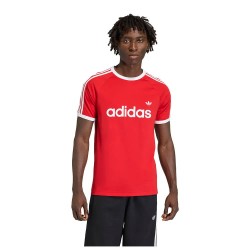 Тениска Adidas Originals 3 Stripes Slim Ringer short sleeve T-shirt - Red (Better Scarlet) тениска,мъжки,тениски,дамски,тениски,adidas,originals,3,stripes,slim,ringer,short,sleeve,t,shirt,red,(better,scarlet)