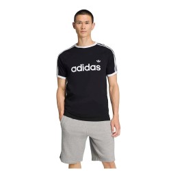 тениска,мъжки,тениски,дамски,тениски,adidas,originals,3,stripes,slim,ringer,short,sleeve,t,shirt,black,(black)