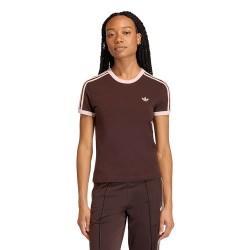 тениска,мъжки,тениски,дамски,тениски,adidas,originals,3,stripes,slim,short,sleeve,t,shirt,brown,(aurora,coffee,sandy,pink)