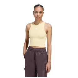 Потник Adidas Originals Essentials Ribbed Sleeveless Top - Yellow (Orange Tint) потник,дамски,топове,adidas,originals,essentials,ribbed,sleeveless,top,yellow,(orange,tint)