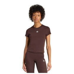 тениска,мъжки,тениски,дамски,тениски,adidas,originals,essentials,slim,short,sleeve,t,shirt,brown,(aurora,coffee)