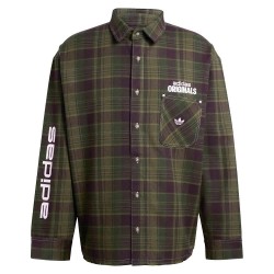 риза,с,дълъг,ръкав,дамски,ризи,мъжки,ризи,adidas,originals,flannel,button,up,long,sleeve,shirt,green,(focus,olive)