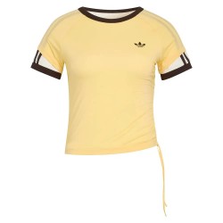 Тениска Adidas Originals Layered Cali short sleeve T-shirt - Yellow (Orange Tint / Off White) тениска,мъжки,тениски,дамски,тениски,adidas,originals,layered,cali,short,sleeve,t,shirt,yellow,(orange,tint,off,white)