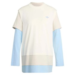 тениска,мъжки,тениски,дамски,тениски,adidas,originals,layered,long,sleeve,t,shirt,white,(off,white)
