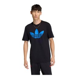 Тениска Adidas Originals Trefoil Series GFX short sleeve T-shirt - Black (Black) тениска,мъжки,тениски,дамски,тениски,adidas,originals,trefoil,series,gfx,short,sleeve,t,shirt,black,(black)