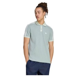 дамски,блузи,с,яка,мъжки,блузи,с,яка,adidas,originals,waffle,short,sleeve,polo,green,(wonder,sage)