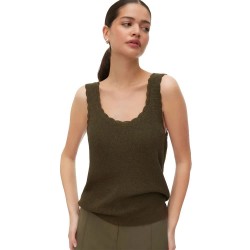 тениска,мъжки,тениски,дамски,тениски,vero,moda,lexie,shine,sleeveless,t,shirt,green,(kalamata,detail,w,dtm,lurex)