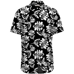 Риза с къс ръкав Jack & jones Ethan short sleeve shirt - Black (Black / Print Flower AOP) риза,с,къс,ръкав,дамски,ризи,мъжки,ризи,jack,&,jones,ethan,short,sleeve,shirt,black,(black,print,flower,aop)