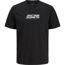 тениска,мъжки,тениски,дамски,тениски,jack,&,jones,fusion,branded,short,sleeve,t,shirt,black,(black)