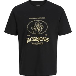 Тениска Jack & jones Nantucket Graphic short sleeve T-shirt - Black (Black) тениска,мъжки,тениски,дамски,тениски,jack,&,jones,nantucket,graphic,short,sleeve,t,shirt,black,(black)