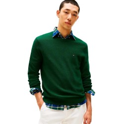 Блуза Tommy hilfiger MW0MW36347 sweater - Green (Green) блуза,мъжки,пуловери,tommy,hilfiger,mw0mw36347,sweater,green,(green)