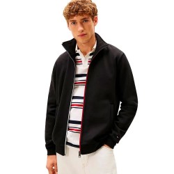 блуза,мъжки,пуловери,tommy,hilfiger,signature,tape,full,zip,sweater,black,(black)