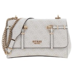 чанта,всички,чанти,guess,leona,logo,flap,bag,white,(bone,logo)