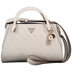 Чанта Guess Noelle II Luxury bag - White (Bone Logo) чанта,всички,чанти,guess,noelle,ii,luxury,bag,white,(bone,logo)