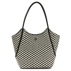 Чанта Guess Tessi tote bag - Green (Black Multicolor) чанта,всички,чанти,guess,tessi,tote,bag,green,(black,multicolor)