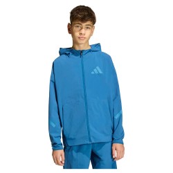 блуза,детски,блузи,adidas,z.n.e,woven,travel,cover,up,full,zip,sweatshirt,blue,(dusky,petrol,dusky,ink)
