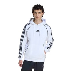Суичър Adidas Originals Adicolor Teamgeist Cut Line hoodie - White (White) суичър,мъжки,пуловери,adidas,originals,adicolor,teamgeist,cut,line,hoodie,white,(white)