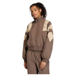 блуза,дамски,блузи,adidas,originals,blocked,washed,zipped,full,zip,sweatshirt,brown,(earth,strata)