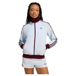 блуза,дамски,блузи,adidas,originals,classic,full,zip,sweatshirt,white,(crystal,sky,maroon)