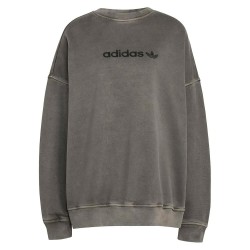 блуза,дамски,блузи,adidas,originals,essentials,linear,adilenium,washed,sweatshirt,grey,(black)