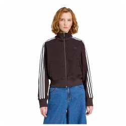 Блуза Adidas Originals Firebird Adilenium Denim full zip sweatshirt - Brown (Aurora Coffee) блуза,дамски,блузи,adidas,originals,firebird,adilenium,denim,full,zip,sweatshirt,brown,(aurora,coffee)