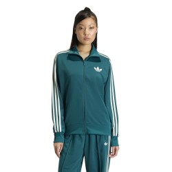 Блуза Adidas Originals Firebird Loose full zip sweatshirt - Green (Legacy Teal / Off White) блуза,дамски,блузи,adidas,originals,firebird,loose,full,zip,sweatshirt,green,(legacy,teal,off,white)