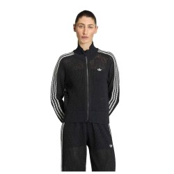 блуза,дамски,блузи,adidas,originals,knitted,crochet,firebird,full,zip,sweatshirt,black,(black)