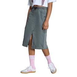 Пола Adidas Originals OG denim skirt - Grey (Washed Grey Denim) пола,детски,поли,и,рокли,adidas,originals,og,denim,skirt,grey,(washed,grey,denim)