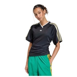 Футболна фланелка Adidas Originals Rouched Football short sleeve T-shirt - Black (Black) футболна,фланелка,мъжки,тениски,дамски,тениски,adidas,originals,rouched,football,short,sleeve,t,shirt,black,(black)