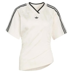 Футболна фланелка Adidas Originals Rouched Football short sleeve T-shirt - White (Off White) футболна,фланелка,мъжки,тениски,дамски,тениски,adidas,originals,rouched,football,short,sleeve,t,shirt,white,(off,white)