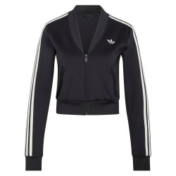 Блуза Adidas Originals V-Neck SST full zip sweatshirt - Black (Black) блуза,дамски,блузи,adidas,originals,v,neck,sst,full,zip,sweatshirt,black,(black)