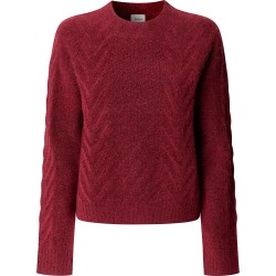 Блуза Pepe jeans Emily sweater - Red (Currant Red) блуза,мъжки,пуловери,дамски,пуловери,pepe,jeans,emily,sweater,red,(currant,red)